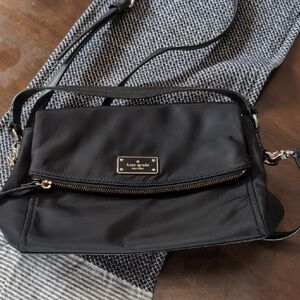 Kate Spade Black Nylon Crossbody Bag